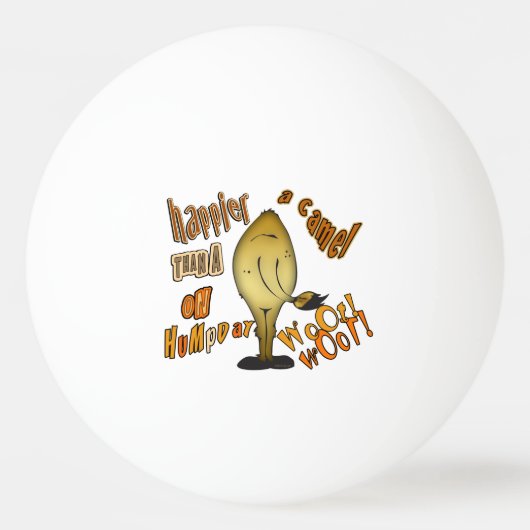 Cool Humpday Camel met tinten Pingpongbal (Achterkant)