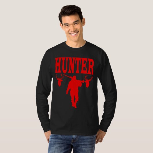 Cool hunter design ideal for people who hunt. t-shirt (Voorkant volledig)