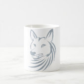 Cool Hunting Coyote Logo Koffiemok (Center)