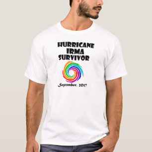 Cool Hurricane Irma Survivor Art T-shirt