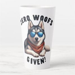 Cool Husky-hond Zero Blaft Niet Latte Mok