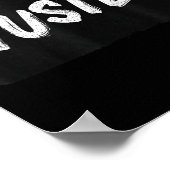 Cool Hustle Emblem For Adults And Kids  Poster (Hoek)