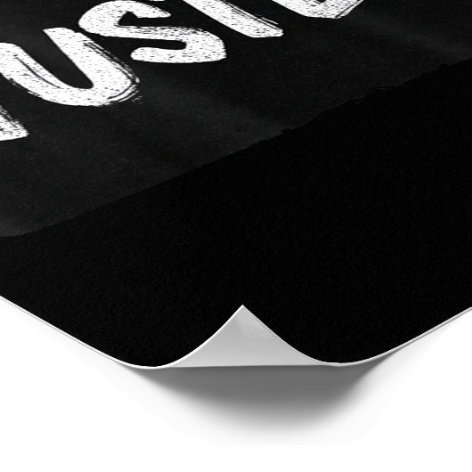 Cool Hustle Emblem For Adults And Kids  Poster (Hoek)