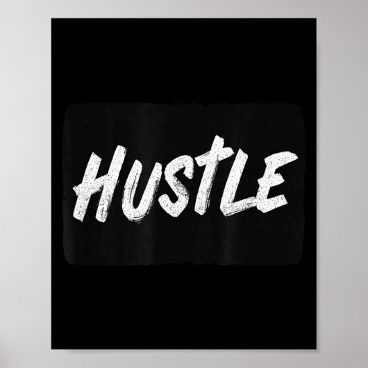 Cool Hustle Emblem For Adults And Kids  Poster (Voorkant)