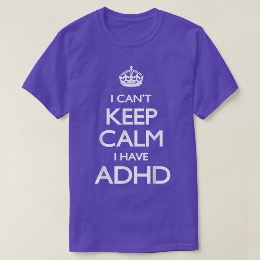 Cool i cant houdt kalm omdat ik ADHD Shirt Gi heb (Design voorkant)