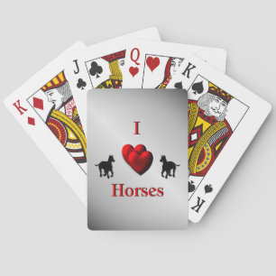 Cool I Hart Paarden Design Speelkaarten