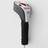 Cool I Heart Paarden Design Golfheadcover (Schuin)