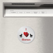 Cool I Heart Paarden Design Magneet (Insitu (Vaatwasser))