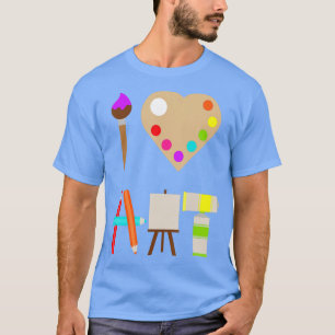 COOL I LIVE ART FUN COLORFUT FUTURE ARTIST AND CRA T-SHIRT