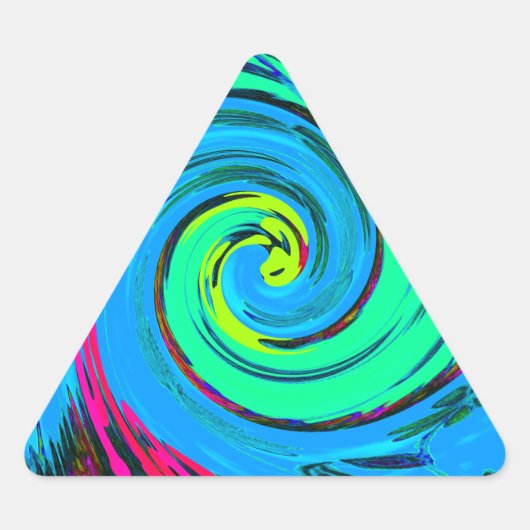 Cool I Love Hawaii: Floral Pop Patroon Design Sticker (Voorkant)