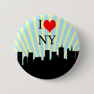 Cool I Love Heart New York Design Ronde Button 5,7 Cm