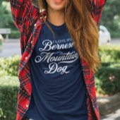 Cool I Love My Bernese Mountain Dog Personalized Tri-Blend Shirt