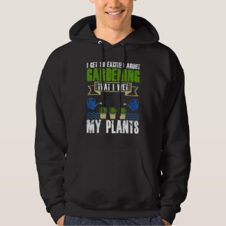 Cool I Wet My Plants Plant Gardening Men Women Hoodie