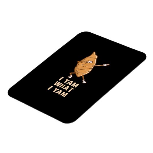 Cool I Yam What I Yam - Funny Dabbing Fan Dancer  Magneet (Linkerzijde)