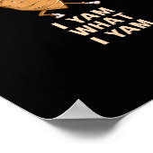 Cool I Yam What I Yam - Grappige Dabbing Fan Dance Poster (Hoek)