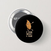 Cool I Yam What I Yam - Grappige Dabbing Ventilato Ronde Button 5,7 Cm (Voorkant /achterkant)