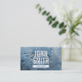 Cool Ice Age Video Editor Visitekaartje (Staand voorkant)