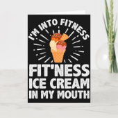 Cool Ice Cream Costume For Men Women Dessert Ice C Kaart (Voorkant)