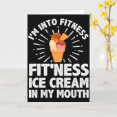 Cool Ice Cream Costume For Men Women Dessert Ice C Kaart (Gele Bloem)