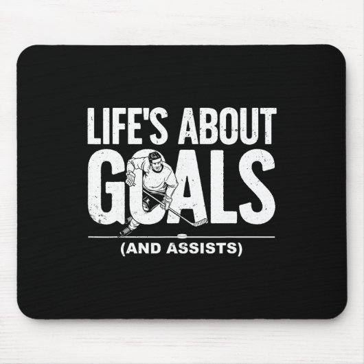 Cool Ice Hockey For Men Women Hockey Lover Goalie  Muismat (Voorkant)