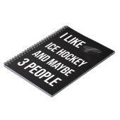 Cool Ice Hockey Gifts Keepsake Sports Team Sporty Notitieboek (Linkerzijde)