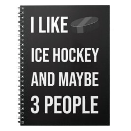 Cool Ice Hockey Gifts Keepsake Sports Team Sporty Notitieboek