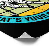 Cool Ice Hockey Player Art voor mannen Ice Hocke Poster (Hoek)