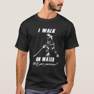 Cool Ice Hockey Player Art voor mannen Ice Hocke T-shirt