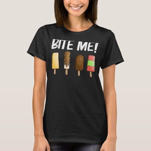 Cool Ice Pop voor mannen Ice Cream Stick, bevroren T-shirt (Voorkant)