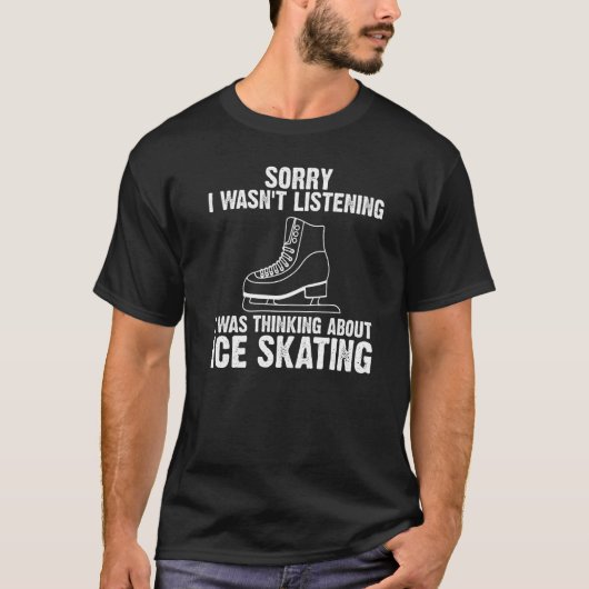 Cool Ice Skating For Men Women Figure Speed Tour S T-shirt (Voorkant)