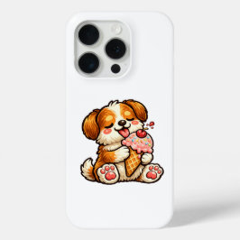 Cool Ijsje Hond iPhone 15 Pro Case