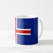 Cool IJsland Flag Koffiemok (Voorkant rechts)
