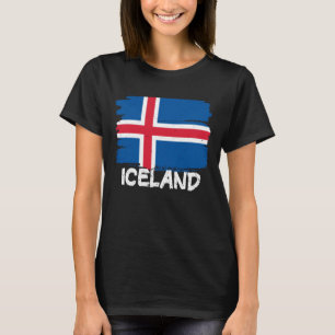 Cool IJsland Flag T-shirt