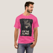 Cool, ik ben de Alpha Wolf Trendy T-shirt (Voorkant volledig)