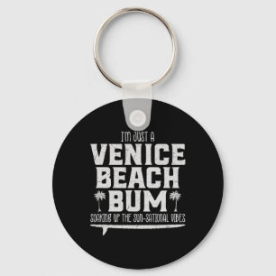 Cool, ik ben gewoon een Venice Beach-luier, zomers Sleutelhanger