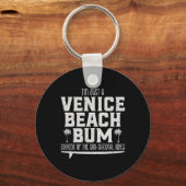 Cool, ik ben gewoon een Venice Beach-luier, zomers Sleutelhanger (Voorkant)
