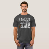 Cool ik schiet blanks voor jongens die ondergingen t-shirt (Voorkant volledig)