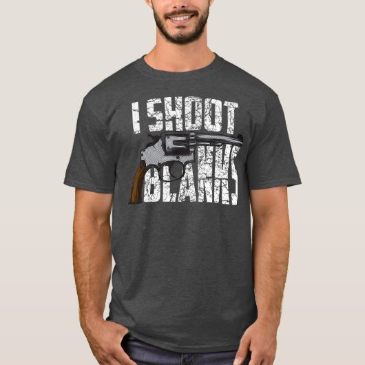 Cool ik schiet blanks voor jongens die ondergingen t-shirt (Voorkant)