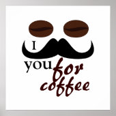 Cool, ik snor je voor koffie poster (Voorkant)