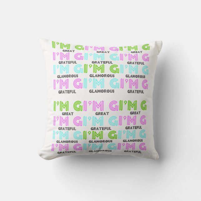 Cool I'm G 2 Sided Pillow Kussen (Voorkant)