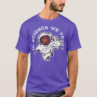 Cool in Science We vertrouwen op atheïst Humanis T-shirt
