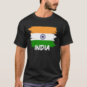 Cool India Flag T-shirt