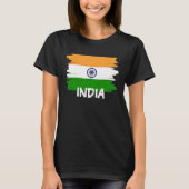 Cool India Flag T-shirt (Voorkant)