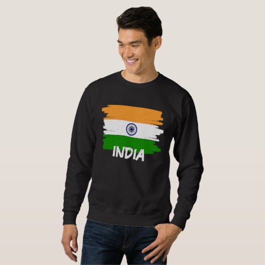 Cool India Flag Trui (Voorkant volledig)