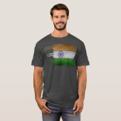 Cool Indian Cricket Lover Gifts Swaraj Tiranga T-shirt (Voorkant volledig)