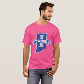 Cool Indiana State-pictogram T-shirt (Voorkant volledig)