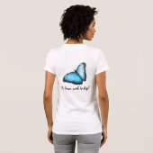 Cool Indigo T-shirt (Achterkant volledig)