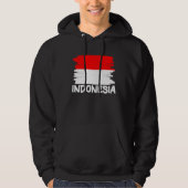 Cool Indonesia Flag Hoodie (Voorkant)