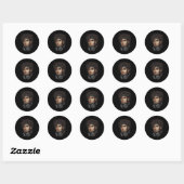 Cool Indy Abraham Lincoln Sticker (Vel)