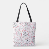 Cool Infinity Symbol Philosophical Canvas tas (Achterkant)